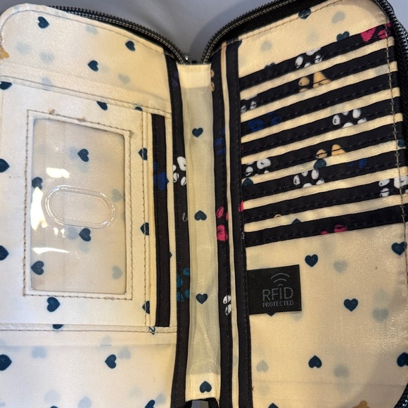 Lug Black Wristlet with Colorful Paw Prints - Picture 2 of 4